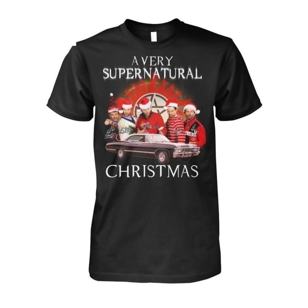 A Very Supernatural Christmas T-Shirt Holiday TV Show Fan Tee